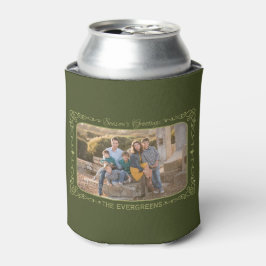 Porta-lata O nome e a foto personalizados das saudações da es