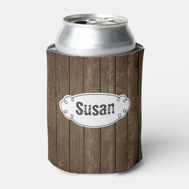 Porta-lata O nome personalizado do Back Woods pode resfriar (Can Front)