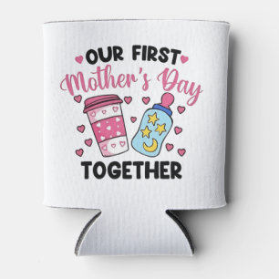 Porta-lata O nosso primeiro dia da mãe juntos Casais Casament