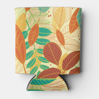 Porta-lata O outono deixa o padrão perfeito