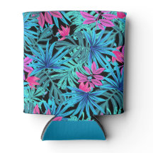 O padrão de folhas tropicais vibrantes pode resfri