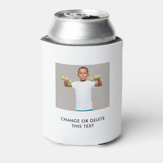 Porta-lata O personalizado de FOTO e TEXTO pode resfriar (Can Back)