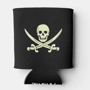 Porta-lata O pirata alegre de Roger pode refrigerador