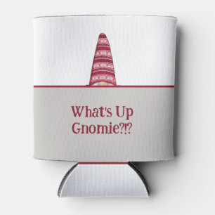 Porta-lata O Que Está Acontecendo Gnomie Gnome de Feriado Tex