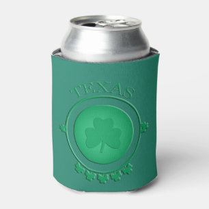 Porta-lata O Shamrock irlandês do Texas Rua pode arrefecer