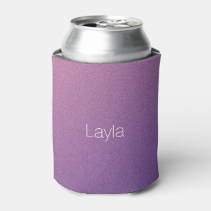 Porta-lata O Shimmer roxo do inclinação personalizado pode