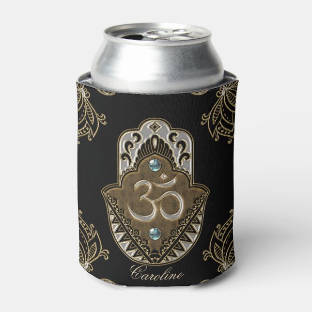 Porta-lata O símbolo elegante Ohm. (Can Front)