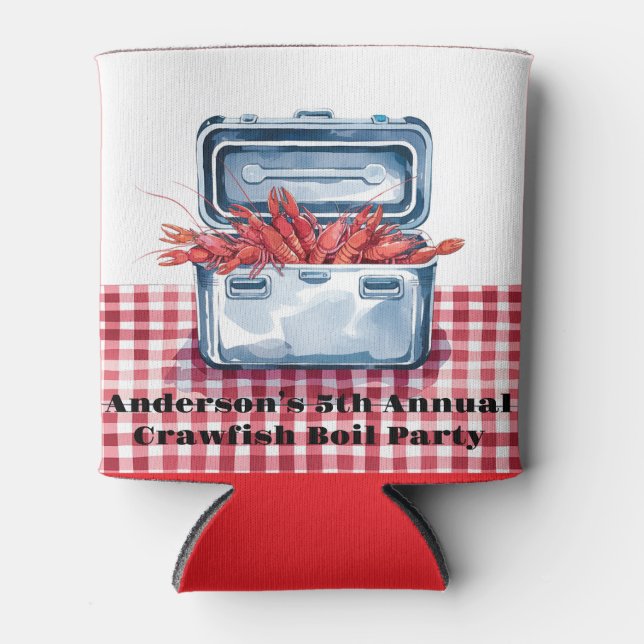Porta-lata O Último Golpe de Crawfish: Uma Tradição Meridiona (Frente)