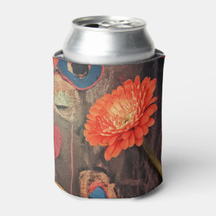 Porta-lata O Zinnia rústico pode refrigerador