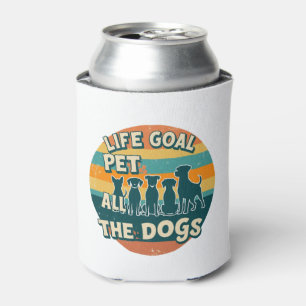 Porta-lata Objetivo de Vida Acariciar Todos os Cachorros Cópi