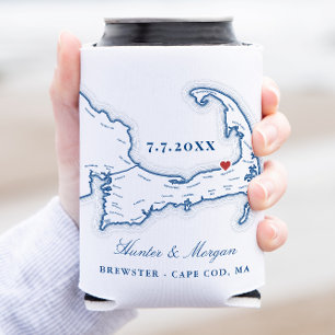 Porta-lata Ocean Edge Resort Cape Cod Weding Favor