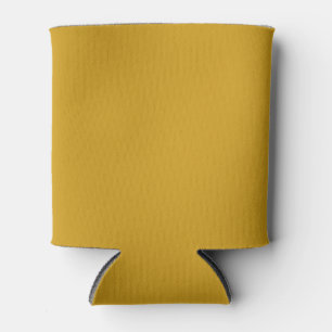 Porta-lata Ocre Dourado Cor Sólida