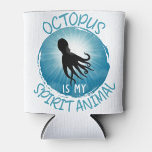 Porta-lata Octopus É Meu Animal Espírito