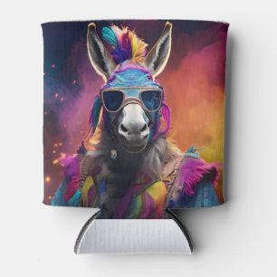 Porta-lata Óculos Azuis Funky Donkey
