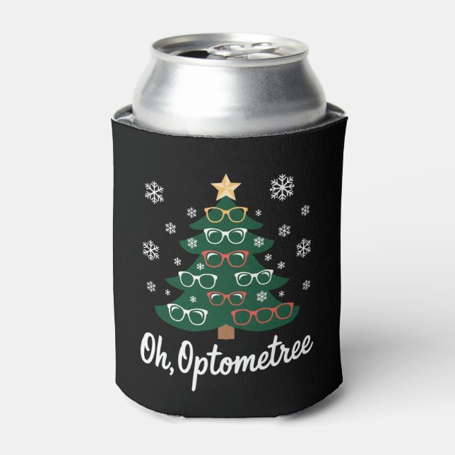 Porta-lata Óculos de Natal da Árvore Optometree Óptico (Can Front)