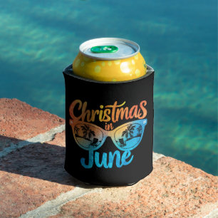 Porta-lata Óculos de Sol Natal em Junho Férias de Verão Diver