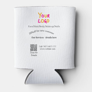 Porta-lata oferta de desconto de serviços de salão de massage