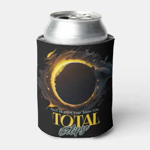 Porta-lata Oferta de Eclipse Solar Total 2024 Seu Estado Cida