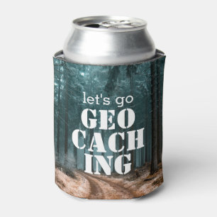 Porta-lata Oferta de Geocaching Woods e Geocacher de vamos Go
