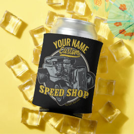 Porta-lata Oficina de Corridas Personalizada Hot Rod Speed Sh
