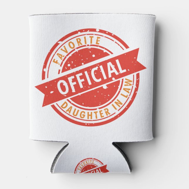 Porta-lata Oficioso presente oficial Filha favorita em Direit (Frente)