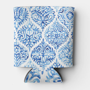 Porta-lata Ogee Elegance: Cor da Água - Azul Branco