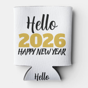 Porta-lata Olá 2026 Feliz Ano Novo