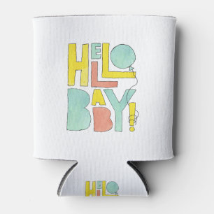 Porta-lata Olá Baby Balloon Bem-vindo ao Newborn