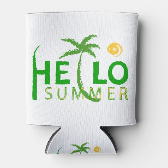 Porta-lata Olá Summer (Frente)