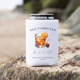 Porta-lata "Old Fashioned" Cocktail Aniversário