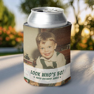 Porta-lata Olhe Quem Faz 50 Anos Favor de Festa de Aniversári