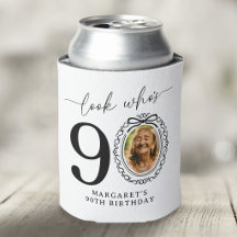 Olhe Quem Faz 90 Anos Foto Personalizada de Aniver