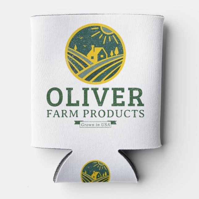 Porta-lata Oliver Farming (Frente)