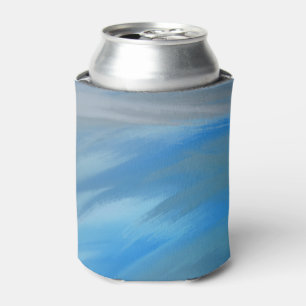 Porta-lata Onda Azul Furiosa Mármore Fluido