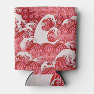 Porta-lata Ondas Chinesas: Estilo Sem Olho Decorativo.