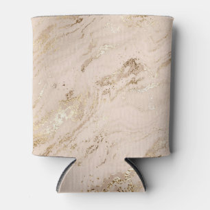Porta-lata Ondas Douradas: Abstrato Marble