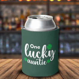 Porta-lata One Lucky Auntie Funny St Patrick Day