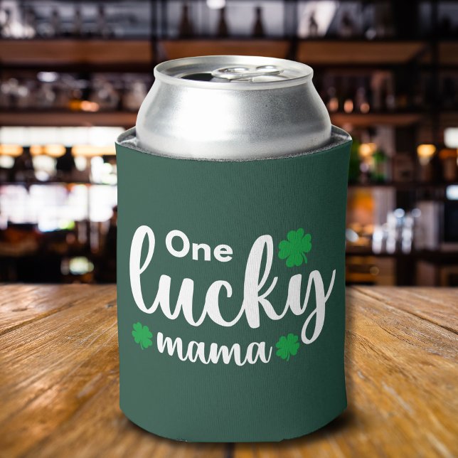 Porta-lata One Lucky Mama Funny St Patrick Day (Criador carregado)
