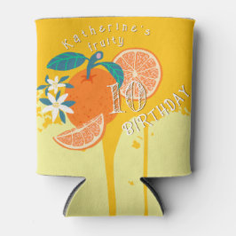 Porta-lata Orange Fruity Birthday