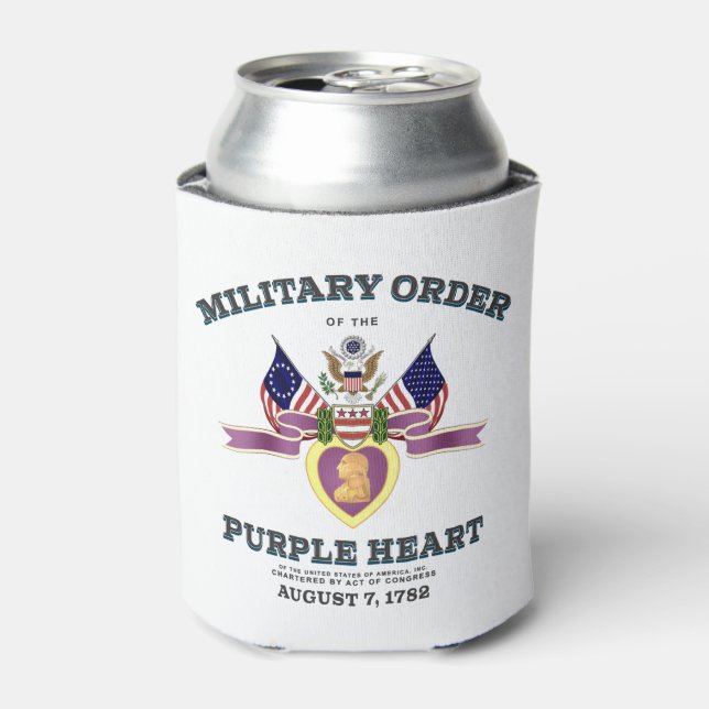 Porta-lata Ordem Militar do Purple Heart Coozie (Can Front)