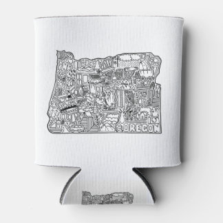 Porta-lata Oregon Doodle