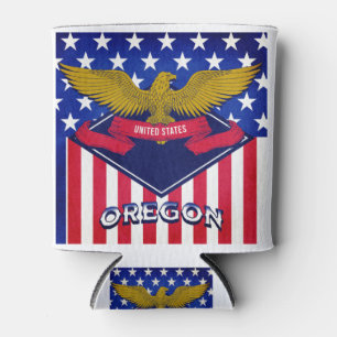Porta-lata Oregon USA Flag