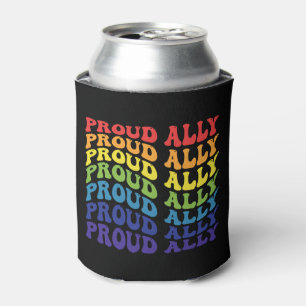 Porta-lata Orgulho Ally LGBTQ ORGULHO GAY Arco-íris