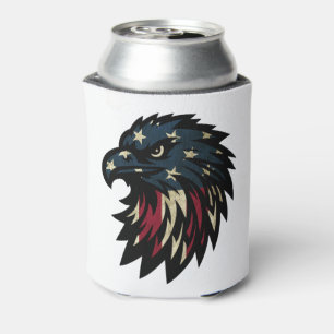 Porta-lata Orgulho Americano, Patriótico Águia Azul Vermelha 