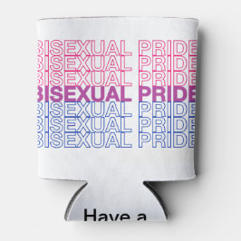Porta-lata Orgulho Bissexual