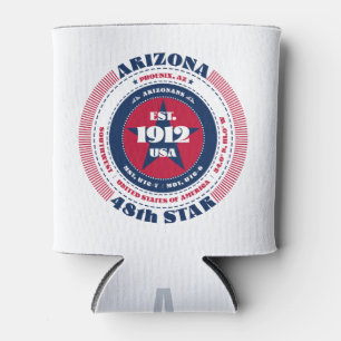 Porta-lata Orgulho do Estado do Arizona Monograma Resfriador