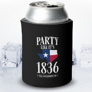 Porta-lata Orgulho do Texas - Dia da Independência do Texas