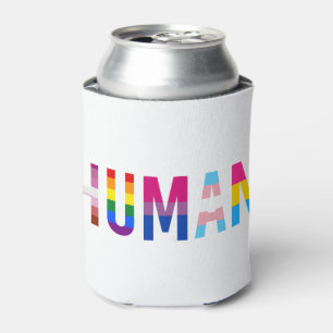 Porta-lata Orgulho gay Mês de Bandeira LGBT HUMANA Transgên