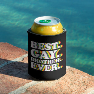 Porta-lata Orgulho LGBTQ do Melhor Irmão Gay