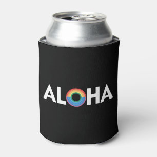 Porta-lata Orgulho LGBTQ Ilha do Arco-íris Aloha Havaí